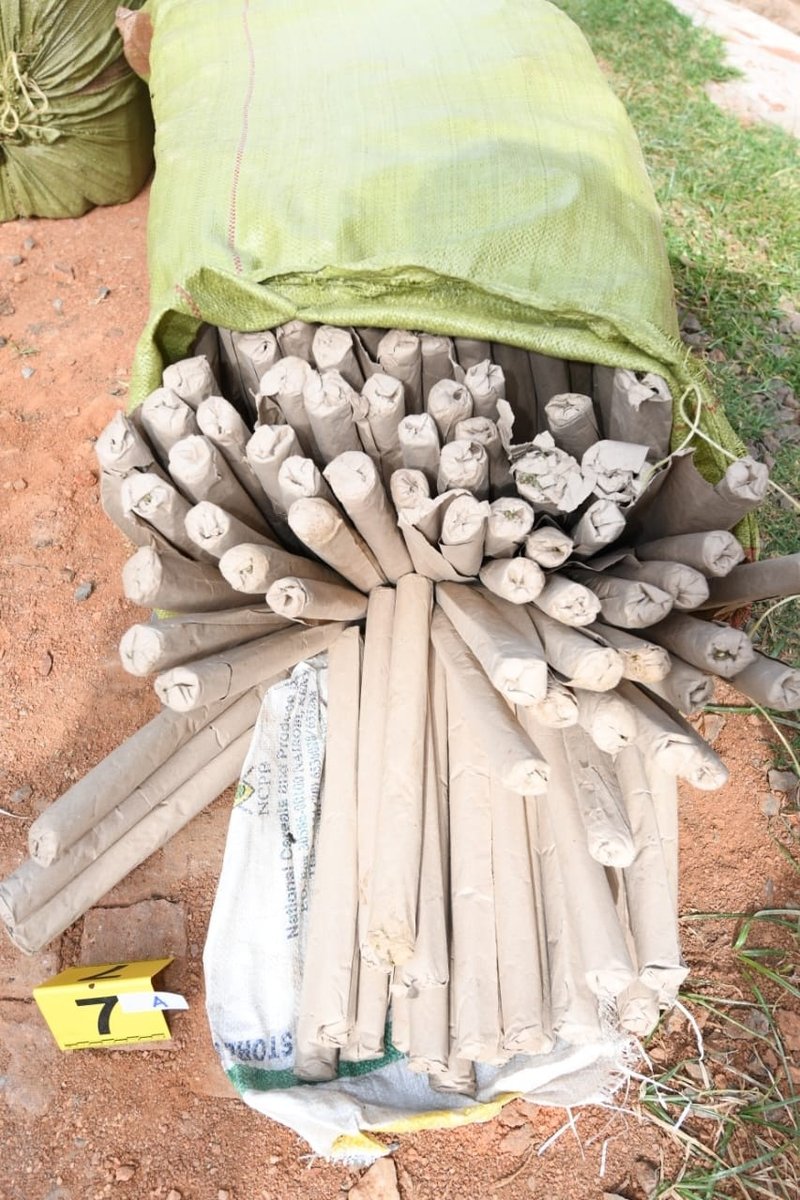 Some of the Canabis Sativa that was nabbed in Bomet being ferried by a suspect identified by Police as Benard Marwa.
