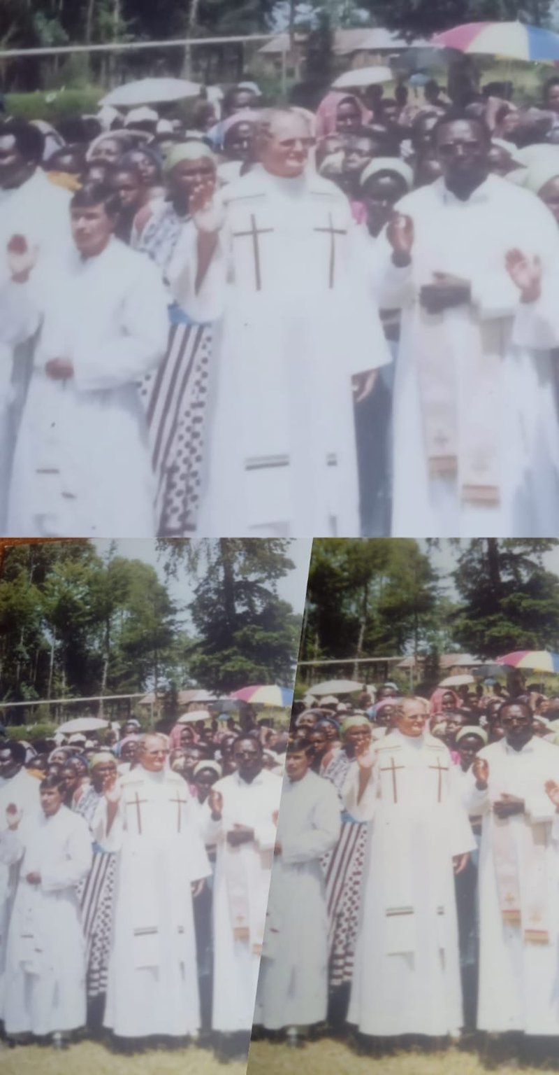 Fr Cornelius “Cor” Rothweiler while serving at Kaplong Parish in Bomet County.